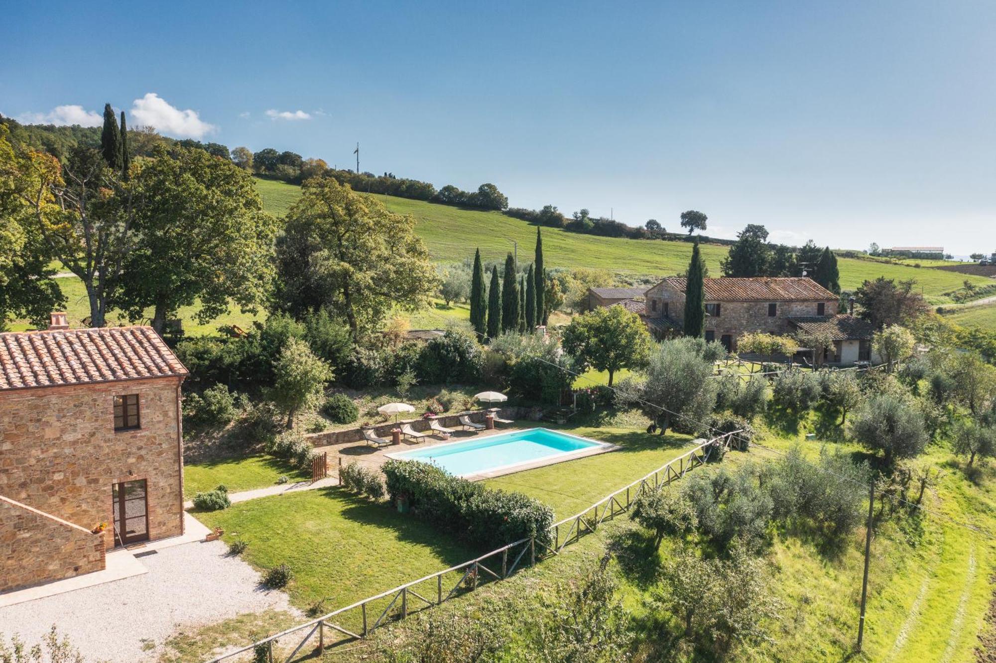 Agriturismo La Casellina Monticchiello Luaran gambar