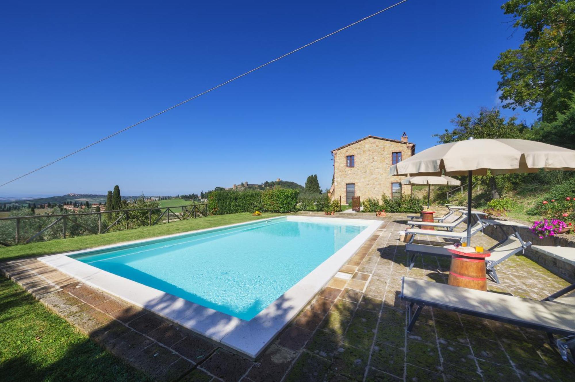 Agriturismo La Casellina Monticchiello Luaran gambar